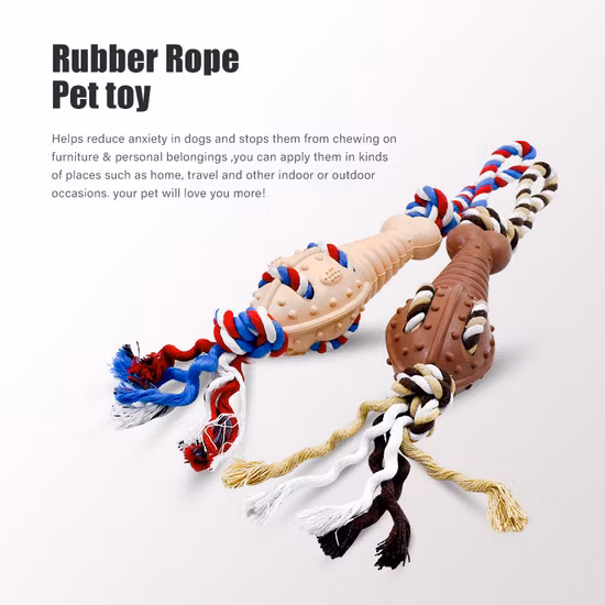 Meilleurs produits Tennis corde de coton jouet pour animaux de compagnie jouets pour chiens à mâcher