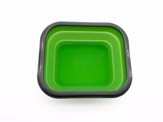 Bol pliable et Durable en Silicone pour chien, Portable, voyage, 250ml, pour nourriture et eau