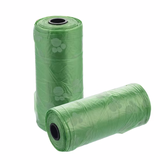 Sac poubelle compostable 100% biodégradable, produits pour animaux de compagnie, fournitures pour animaux de compagnie, sac poubelle, sac d'emballage