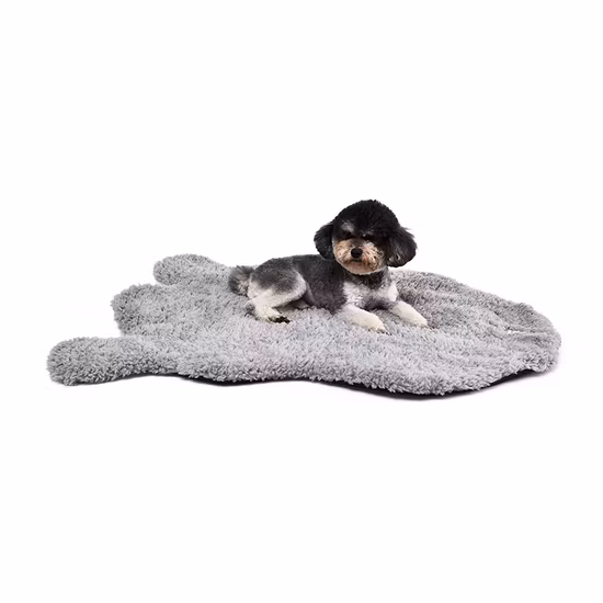 100% réutilisent le tapis confortable de chien de peluche longue écologique de Mterial d'animal familier