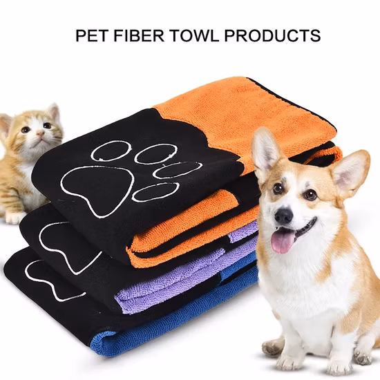 Chien chat nettoyage nécessaire séchage pour animaux de compagnie serviette absorbante Ultra